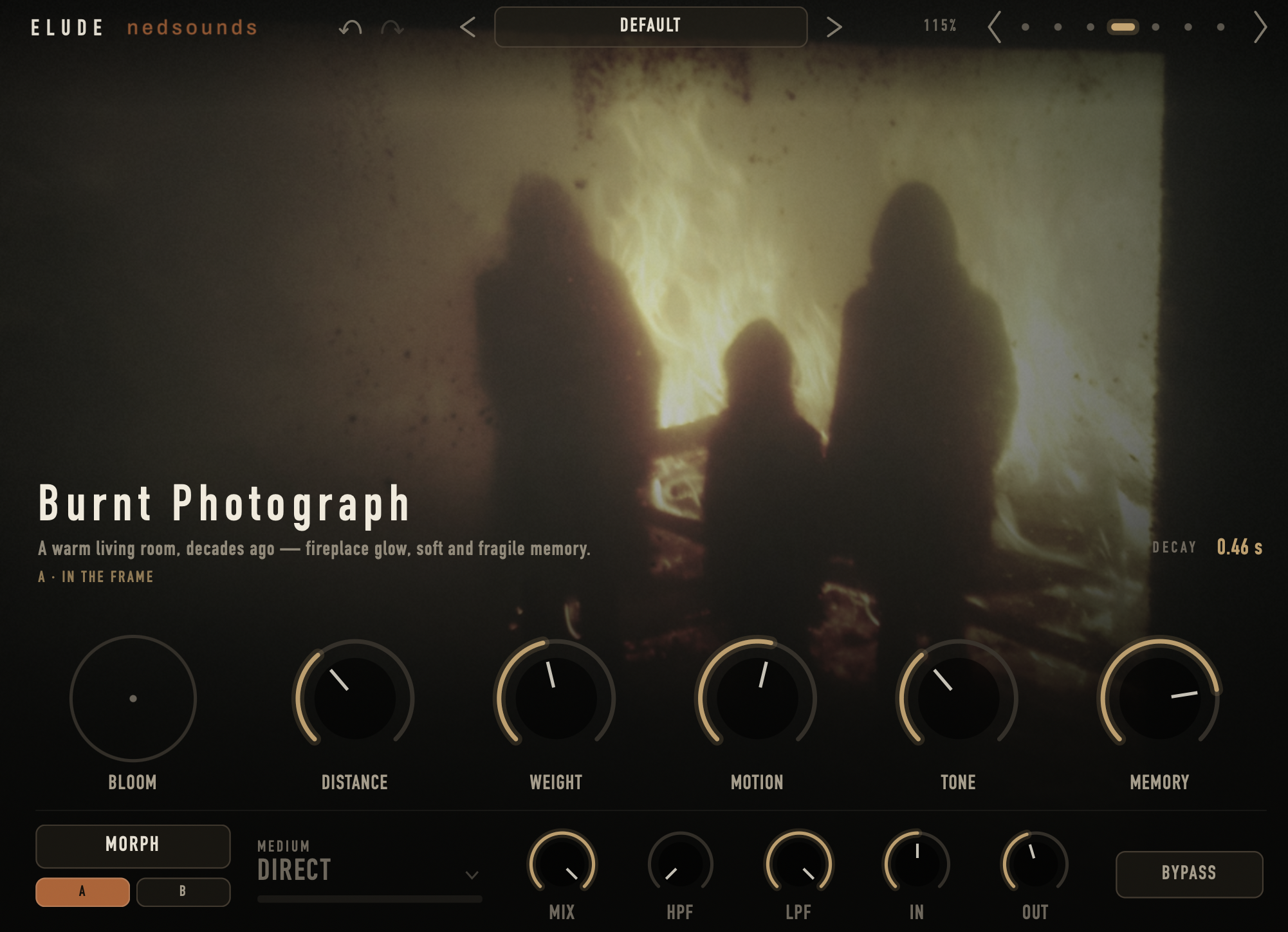 Elude – Burnt Photograph